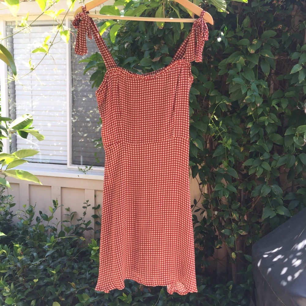 Carly Jean Los Angeles CJLA checkered sun dress